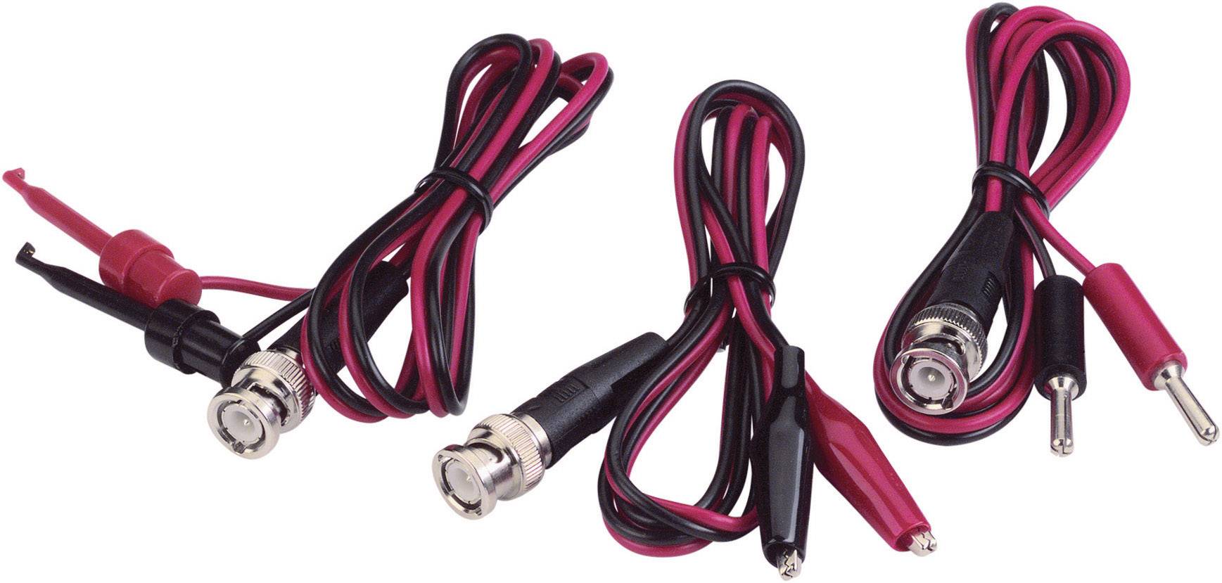 VOLTCRAFT BNC test lead set 0.80 m Black, Red