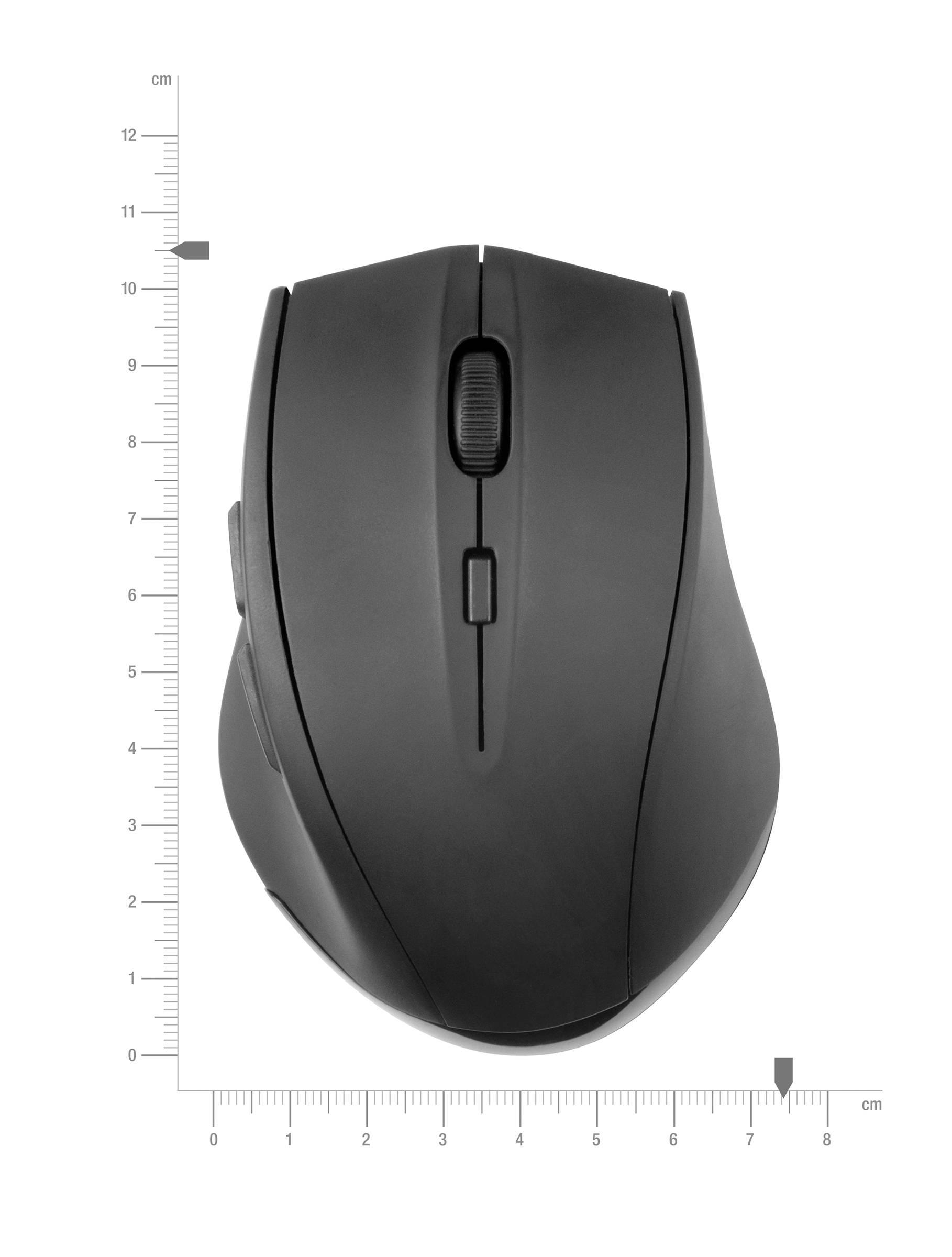 SpeedLink CALADO Silent Mouse Ergonomic mouse Radio Optical Black 5 Buttons