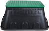 Heitronic 21042 Floor socket Black, Green