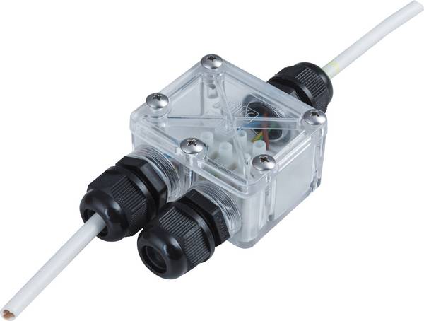 Heitronic 21041 2-way splitter 230 V 4 cm Transparent