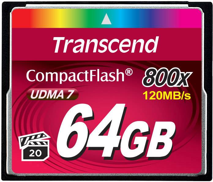 Transcend Premium 800x CompactFlash card 64 GB