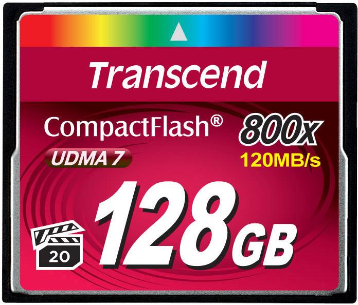 Transcend Premium 800x CompactFlash card 128 GB