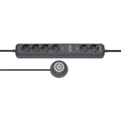 Image of Brennenstuhl 1159560516 Power strip (+ switch) Anthracite PG connector 1 pc(s)