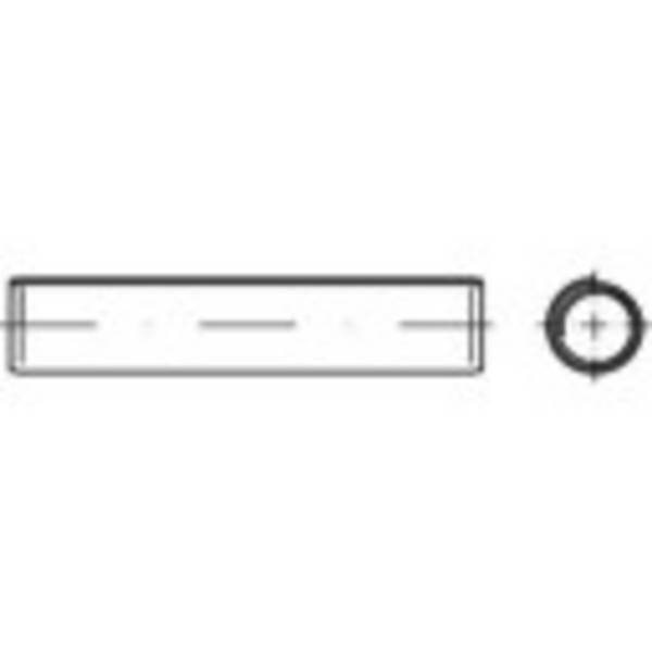 TOOLCRAFT TO-419583  Slotted spring pins (Ø x L) 8 mm x 20 mm Spring steel  500 pc(s)