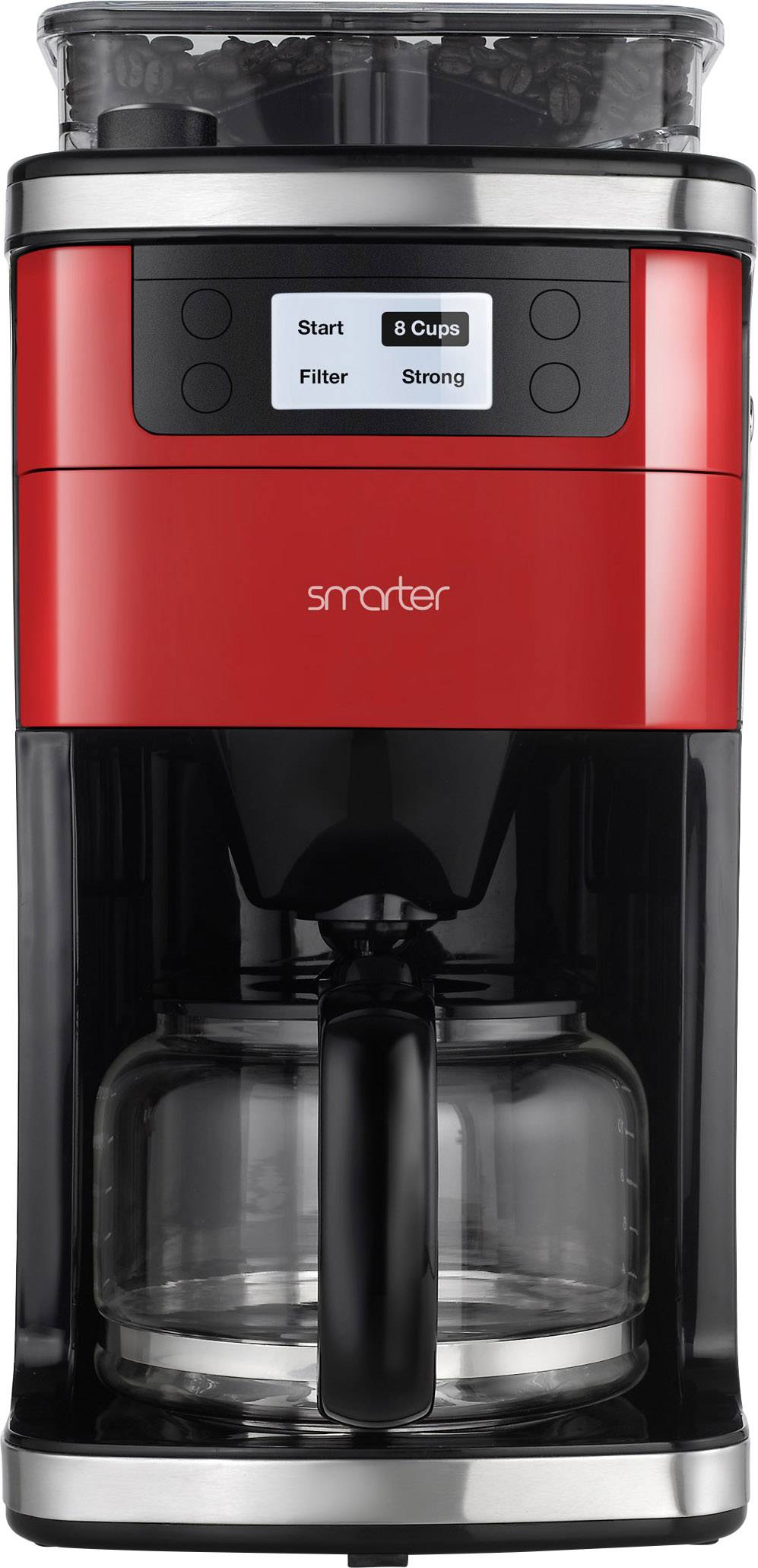 Smarter SMC10EU Appcontrolled Coffee maker Black Cup volume=12 incl