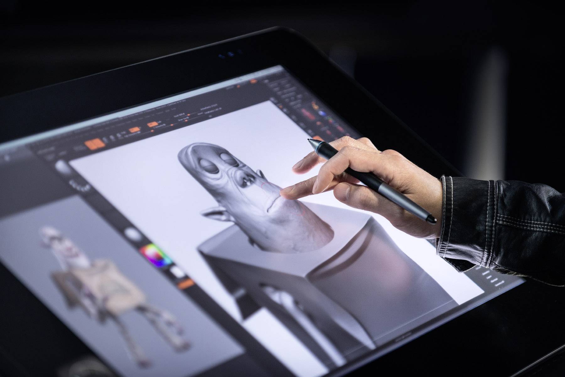 3 дизайнера. Wacom Cintiq 27qhd. Wacom Cintiq Pro 27. Wacom Cintiq 27 HD. Cintiq 27qhd Touch.