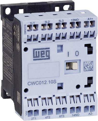 WEG CWC09-01-30D24S Contactor 3 makers 4 kW 230 V AC 9 A + auxiliary contact 1 pc(s)