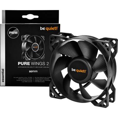 BeQuiet Pure Wings 2 80mm PC fan Black (W x H x D) 80 x 80 x 25 mm 