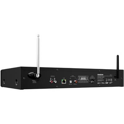 Sangean WFT-3 Internet desk radio DAB+, FM Internet radio, USB DLNA-compatible, Spotify Black-1