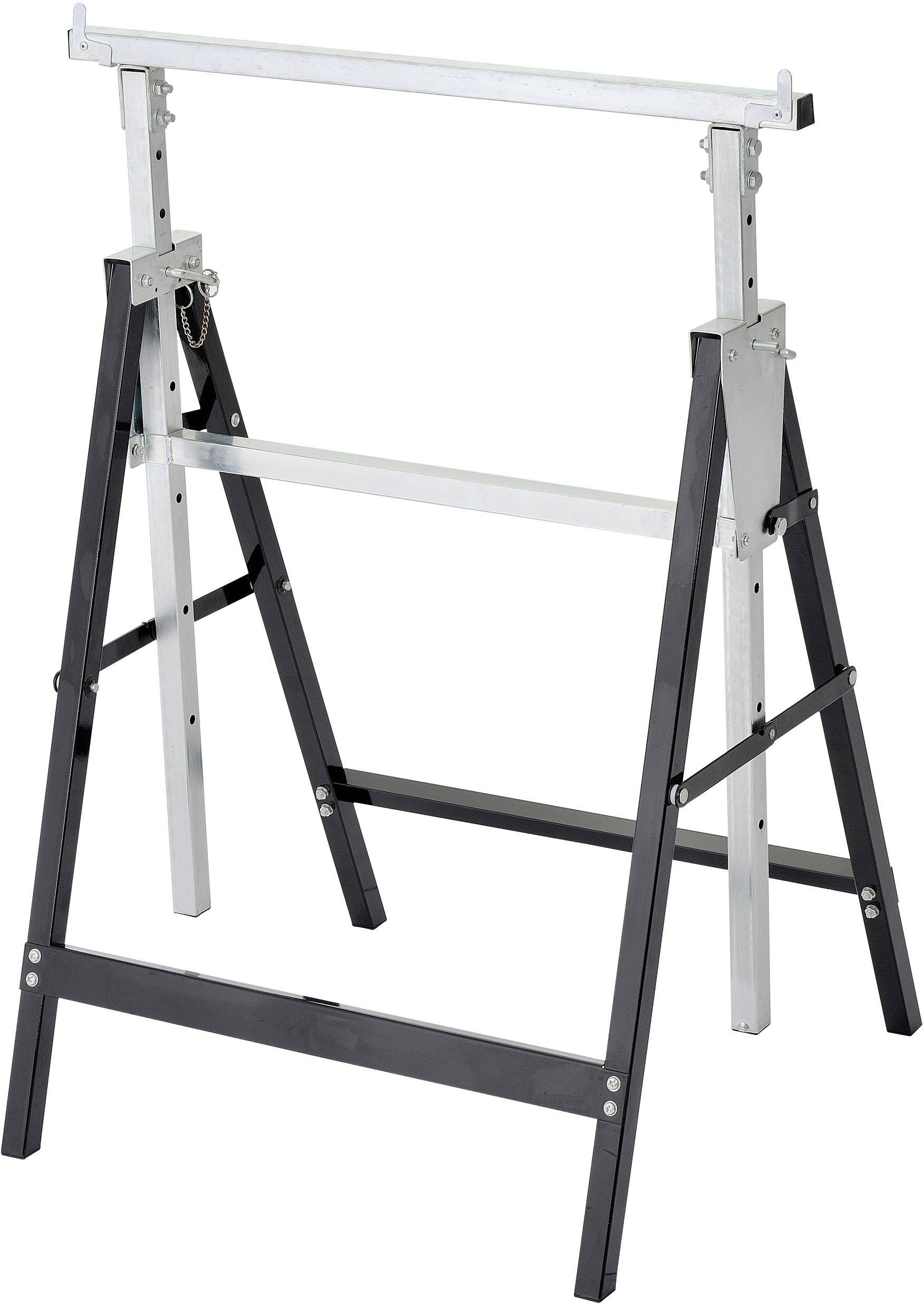 TOOLCRAFT 200 kg 1399645 Support trestle folding, height-adjustable 200 kg (W x D) 680 mm x 580 mm 6.1 kg 1 pc(s)