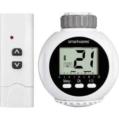 Smartwares SHS-53000 Smartwares SmartHome Basic Wireless Thermostatic radiator valve   