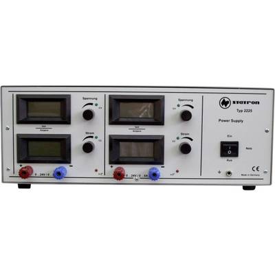 Statron 2225.2 Bench PSU (adjustable voltage) 0 – 24 V 0 – 6 A 288 W No. of outputs 2 x