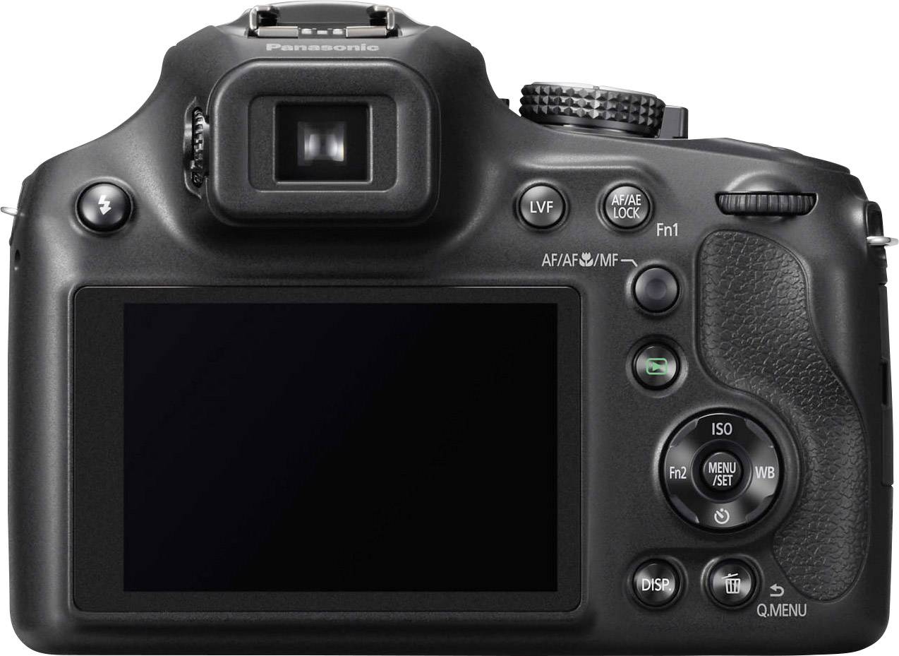 Panasonic DMCFZ72 Digital camera 16.1 MP Optical zoom 60 x Black Full HD Video