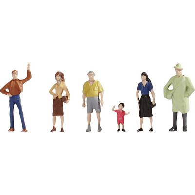 Six colourful playing pieces in various poses and sizes stand side by side, displaying diverse body postures and clothing.