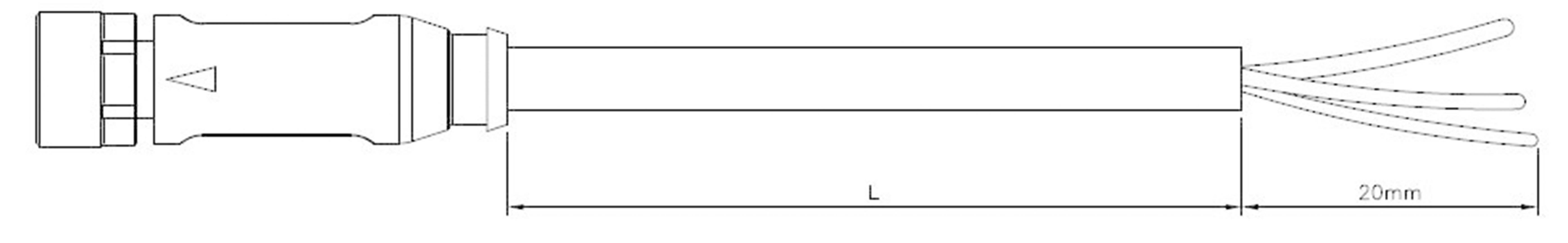 TE Connectivity 1-2273077-1 Sensor/actuator connector (pre-fab) M12 Socket, right angle 1.50 m No. of pins (RJ): 3 1 pc(s)