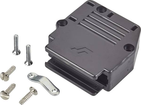 FCI D-SUB 863093C50ALF D-SUB housing Number of pins: 50 Plastic 90 ° Black 1 pc(s)