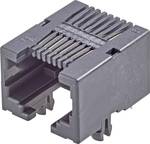 FCI Modular jacks N/A 54601-908WPLF Socket, horizontal mount Pins: 8P8C Black 1 pc(s)