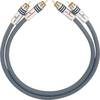 RCA Audio/phono Cable [2x RCA plug (phono) - 2x RCA plug (phono)] 4.00 m Anthracite gold plated connectors Oehlbach NF 14 MASTER