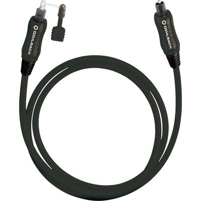 Oehlbach Toslink Digital Audio Cable [1x Toslink plug (ODT) - 1x Toslink plug (ODT)] 10.00 m Black 