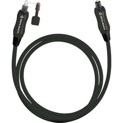 Oehlbach Toslink Digital Audio Cable [1x Toslink plug (ODT) - 1x Toslink plug (ODT)] 3.00 m Black 