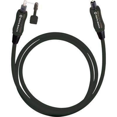 Oehlbach Toslink Digital Audio Cable [1x Toslink plug (ODT) - 1x Toslink plug (ODT)] 6.00 m Black 