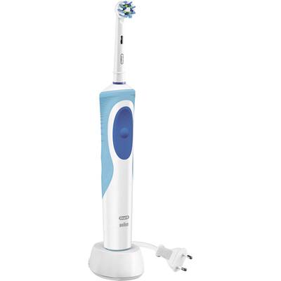 Oral-B Vitality Cross Action 123361 Electric toothbrush Rotating/vibrating White, Light blue