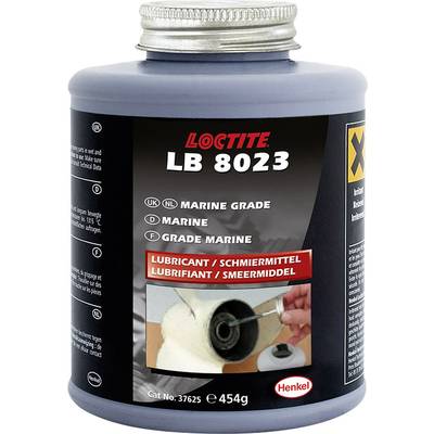 Loctite LB 8023: Grey Lubricant for Marine Applications, 454g Container. Suitable for use in damp environments.