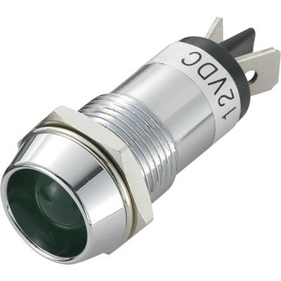 SCI 140338 LED indicator light Green 12 V DC 20 mcd-0