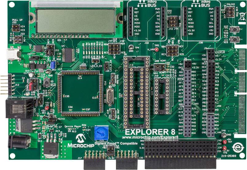 Microchip Technology DM160228 PCB design board DM160228 PIC® PIC16F