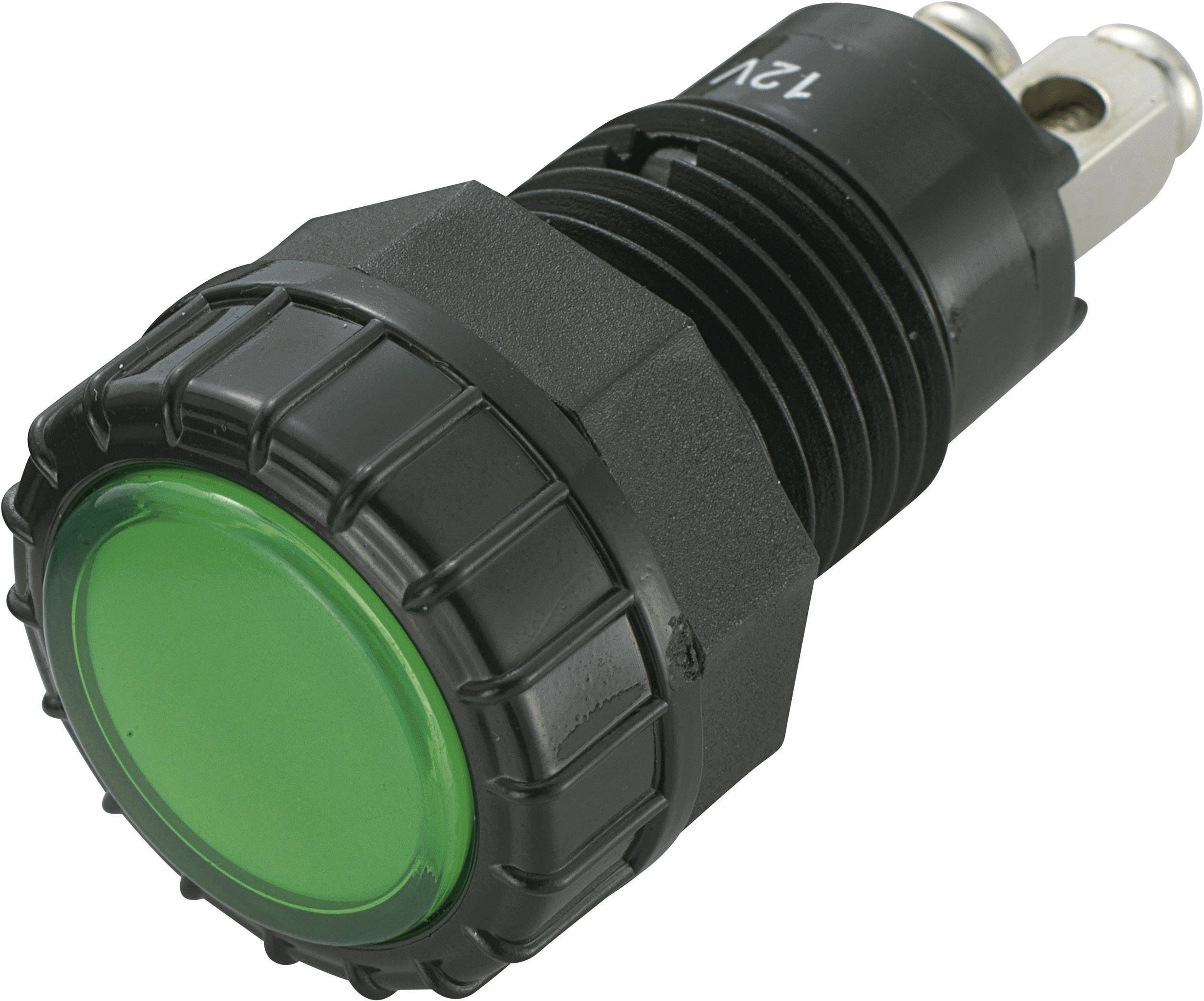 SCI 140351 LED indicator light Green 12 V DC 700 mcd