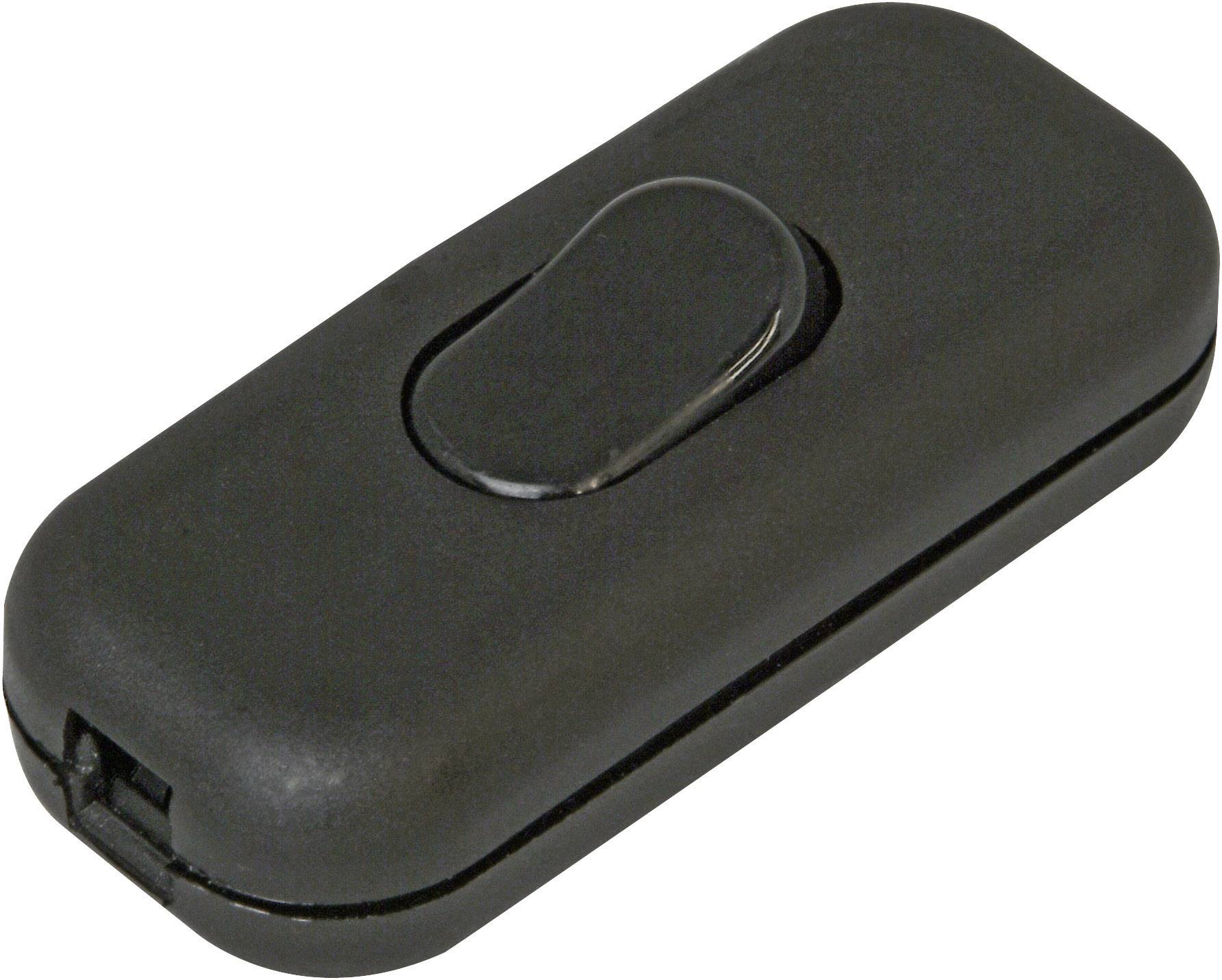 Kopp 191305001 Pull switch + strain relief Black 1 x Off/On 6 A 1 pc(s)