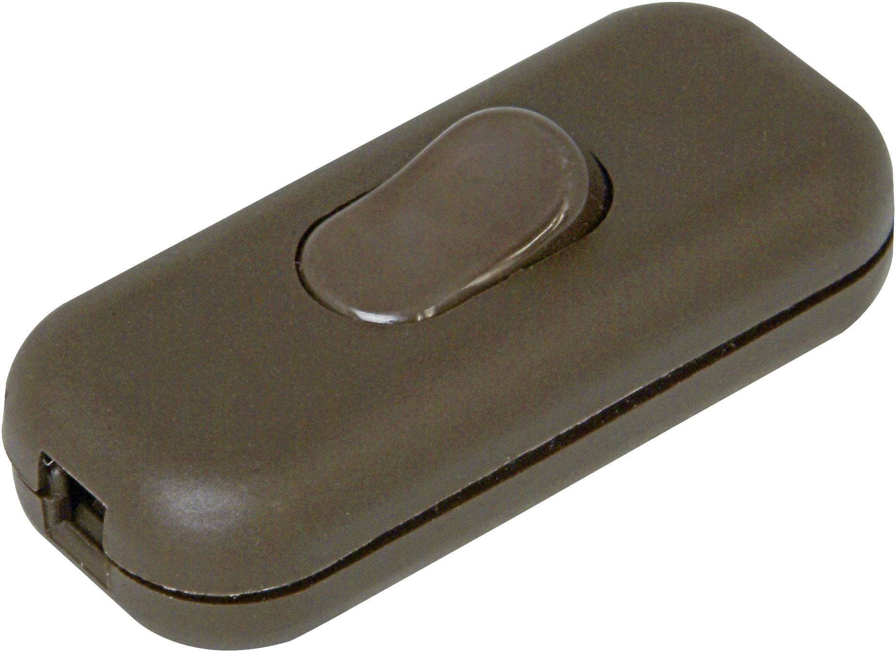 Kopp 191306002 Pull switch + strain relief Brown 1 x Off/On 2 A 1 pc(s)