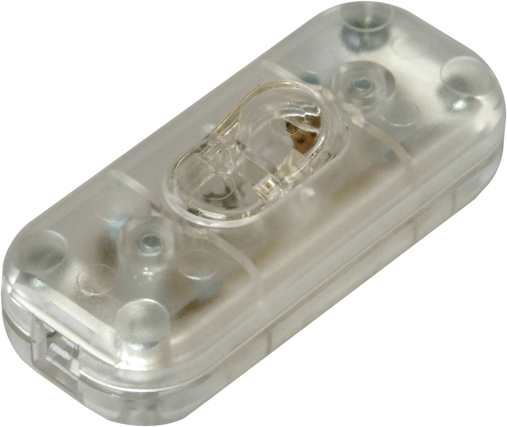 Kopp 191310089 Pull switch + strain relief Transparent 1 x Off/On 2 A 1 pc(s)