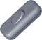 Grey toggle switch with an oval shape, suitable for household appliances.