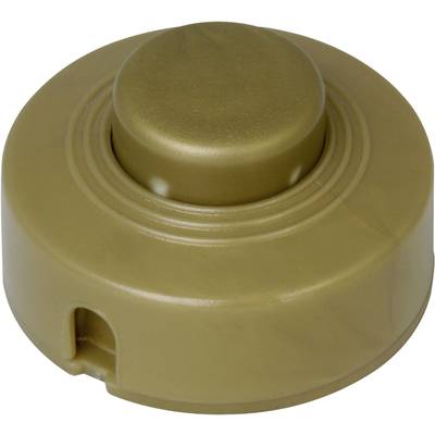 Kopp 191807084 Foot switch + strain relief Gold 1 x Off/On 2 A 1 pc(s)