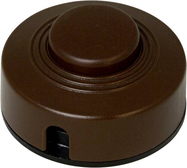 Kopp 191852084 Foot switch + strain relief Brown 1 x Off/On 2 A 1 pc(s)