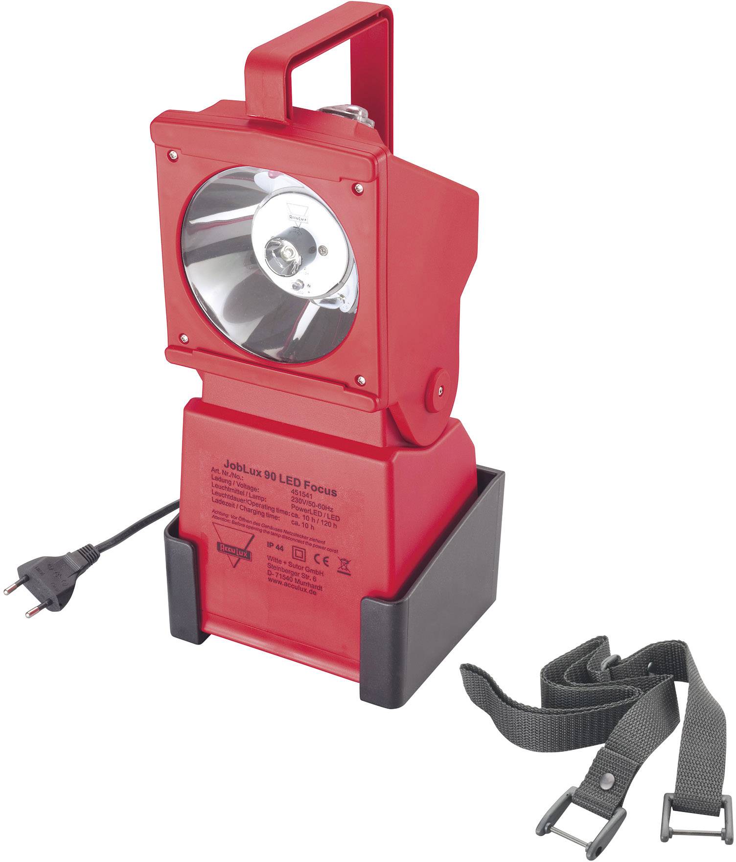 AccuLux LED (monochrome) Cordless handheld searchlight 451541