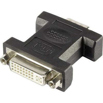 Renkforce RF-4212234 DVI / VGA Adapter [1x DVI socket 29-pin - 1x VGA plug] White screwable 