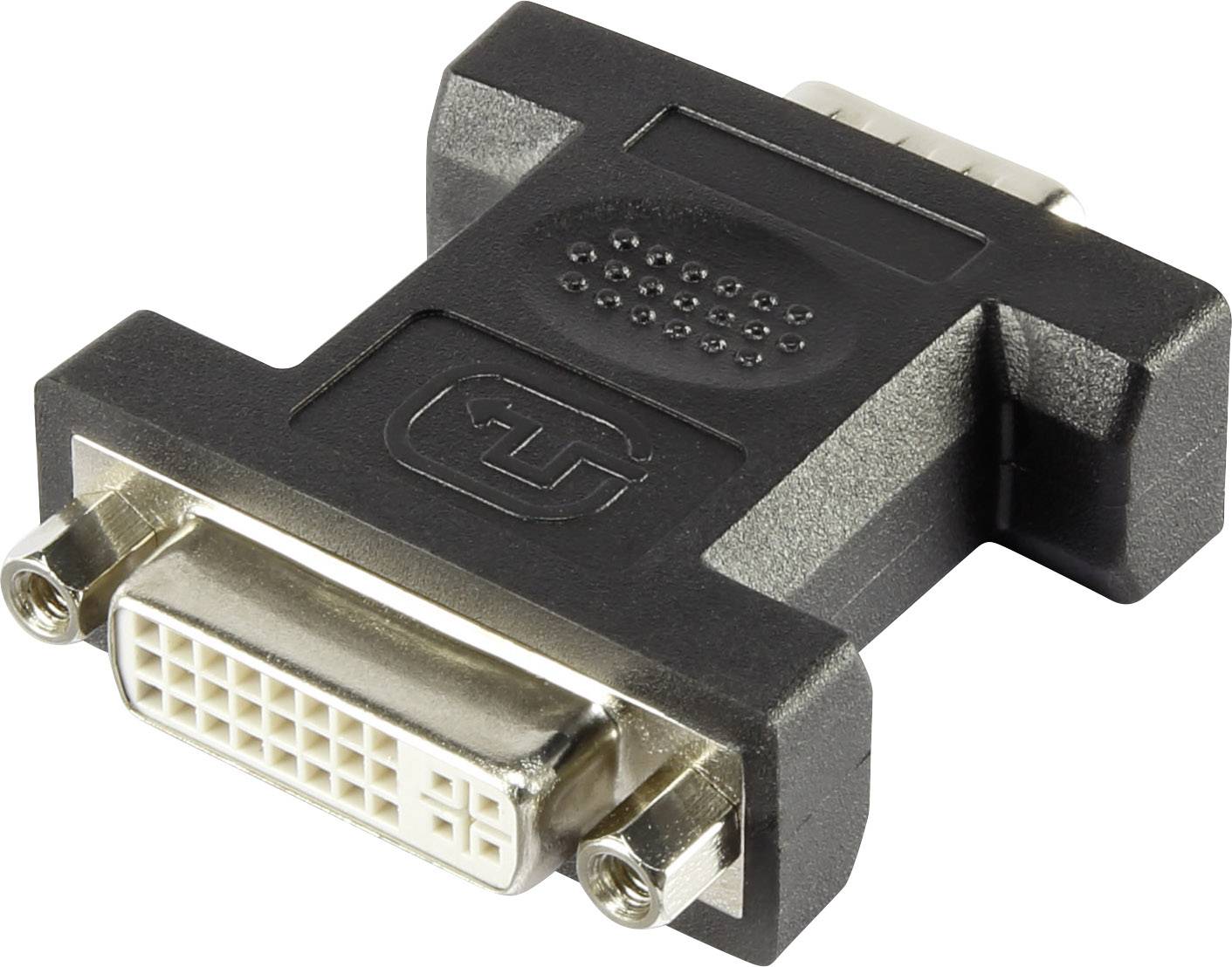 Renkforce RF-4212234 DVI / VGA Adapter [1x DVI socket 29-pin - 1x VGA plug] White screwable
