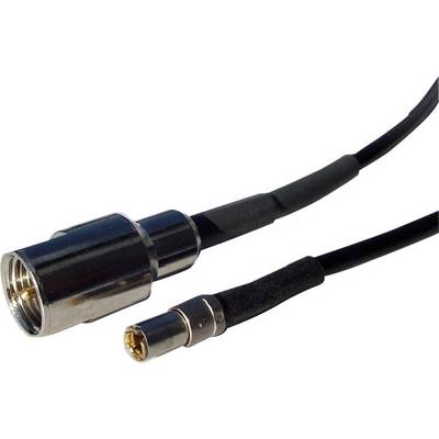 Two coaxial plugs of different sizes are shown side by side. The left plug is larger than the right one.