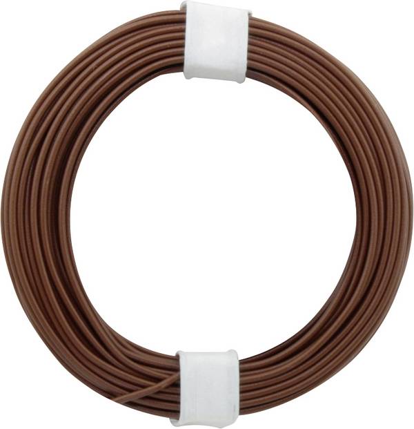 Donau Elektronik 105-8 Jumper wire 1 x 0.20 mm² Brown 10 m