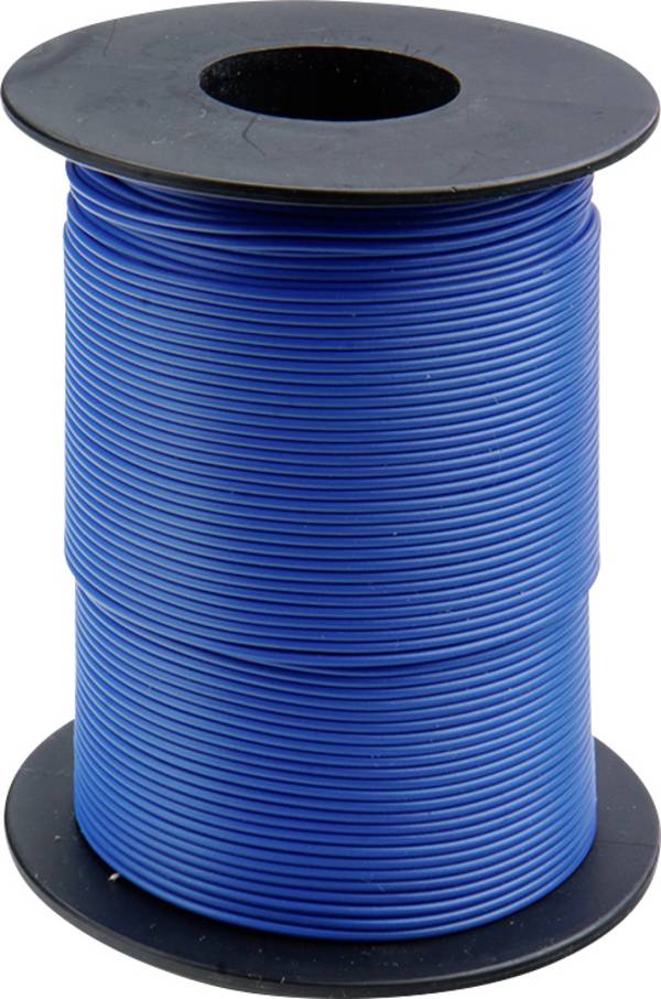Donau Elektronik 105-2-100 Jumper wire 1 x 0.20 mm² Blue 100 m