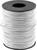 Reel of white cable wire, neatly wound on a black plastic spool. Suitable for electronic or craft purposes.