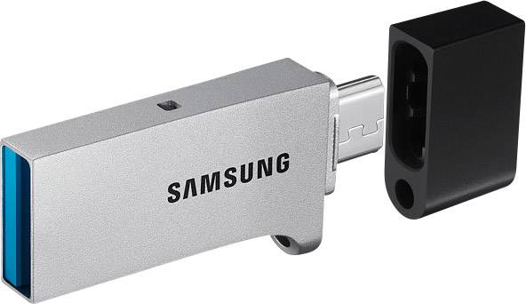 Samsung DUO USB smartphone/tablet extra memory Silver 32 GB USB A (USB 3.2 1st gen), Micro USB B (USB 2.0)-3