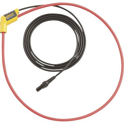 Flexible Current Clamp Adapter for Measuring Devices, Black Cable with Red Wire. Suitable for Precise Current Measurement.