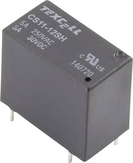 Texcell CS11-12SH PCB relay 12 V DC 5 A 1 maker 1 pc(s) | Conrad.com