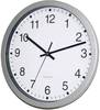 EUROTIME 56831-07 Radio Wall clock 30 cm x 43 mm Silver