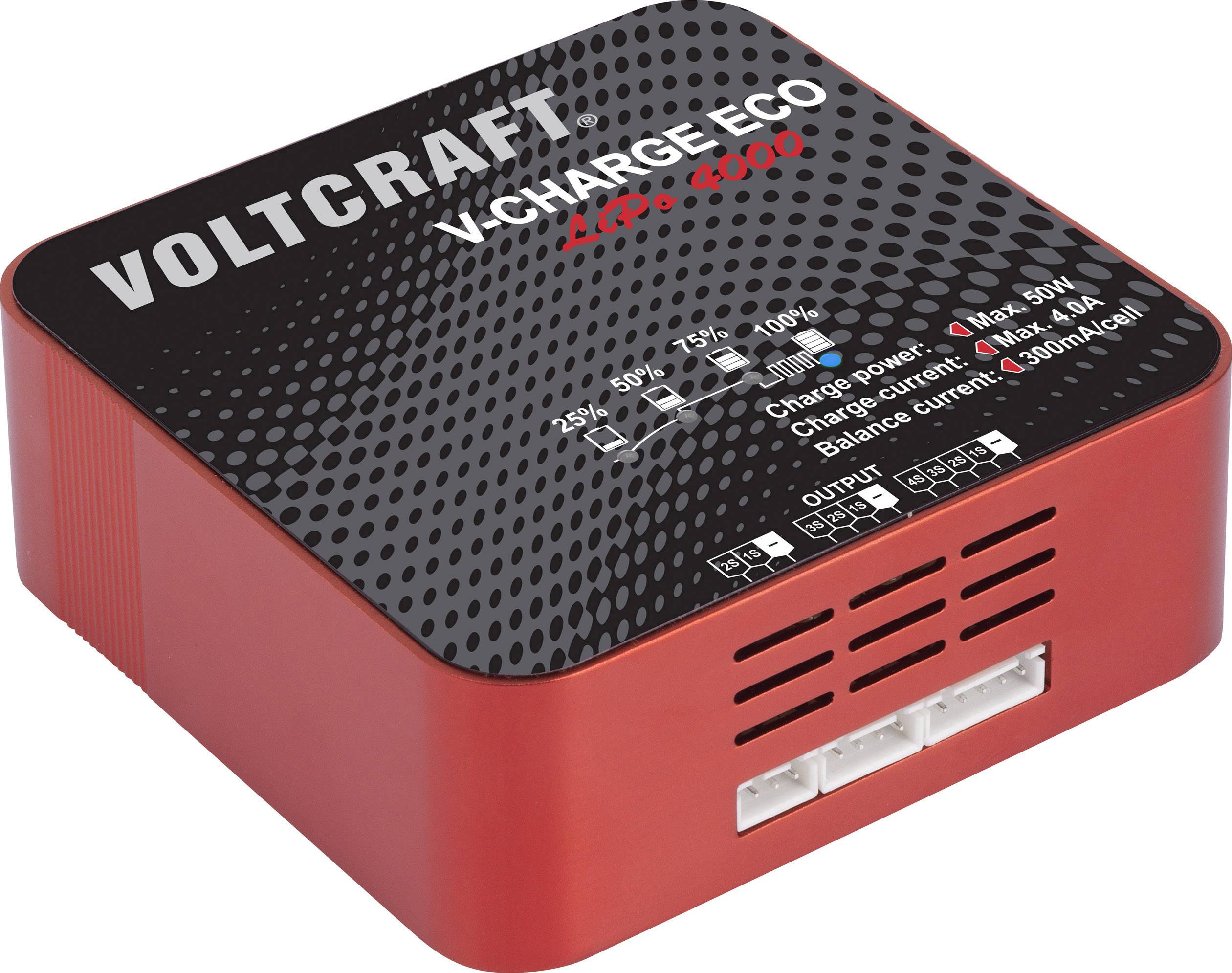 VOLTCRAFT V-Charge Eco LiPo 4000 Scale model battery charger 230 V, 115 V 4 A LiPolymer-5