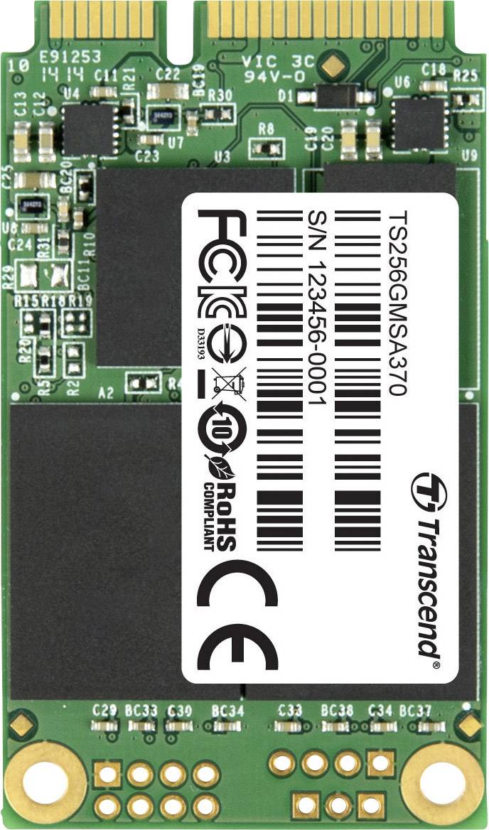 Transcend 370 256 GB internal mSATA SSD mSATA Retail TS256GMSA370