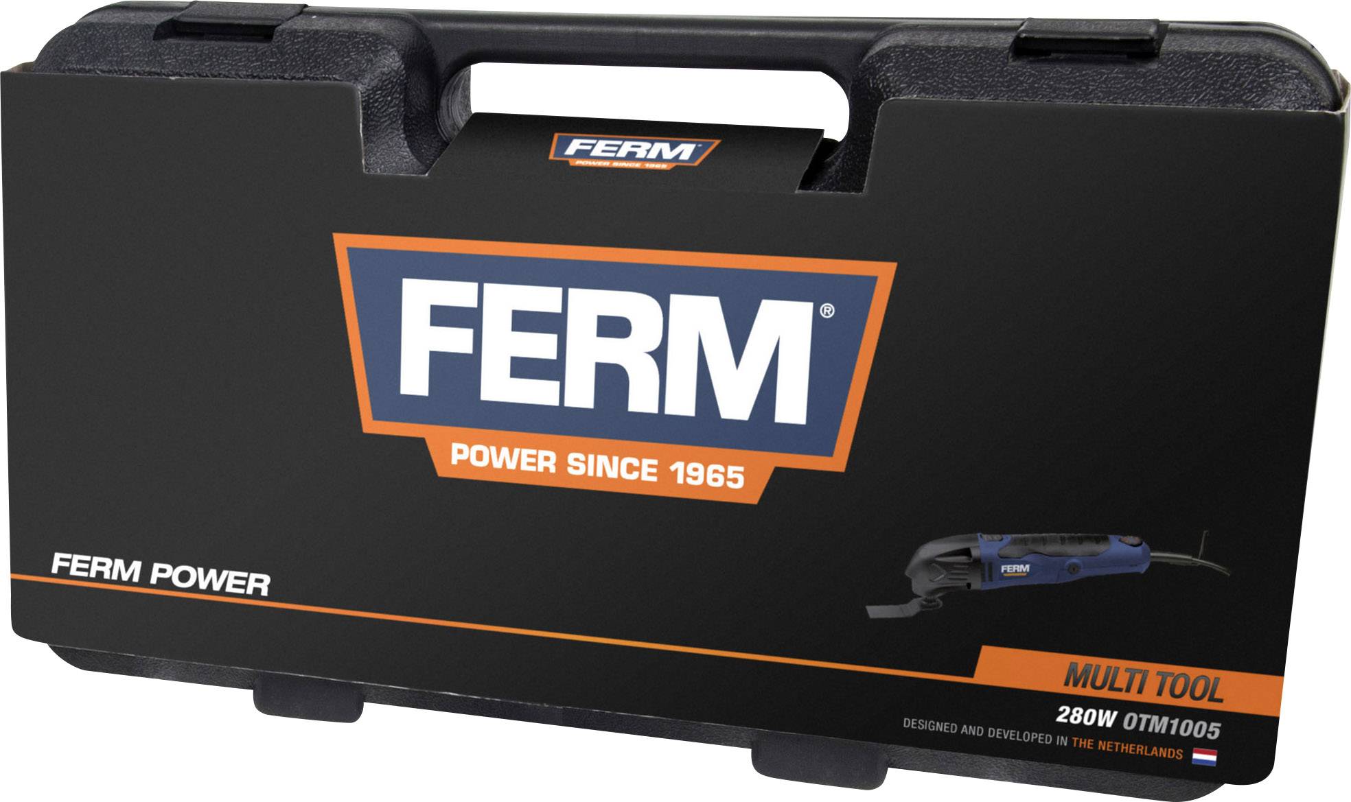 Ferm OTM1005 OTM1005 Multifunction tool incl. accessories, incl. case 17-piece 280 W-4